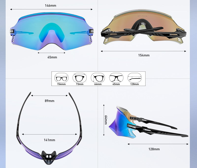 Óculos de Ciclismo Kapvoe 2026 UV400 ,
