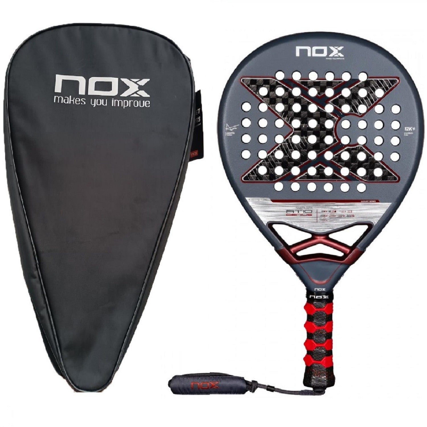 Raquetes de Padel NOX em Fibra de Carbono
