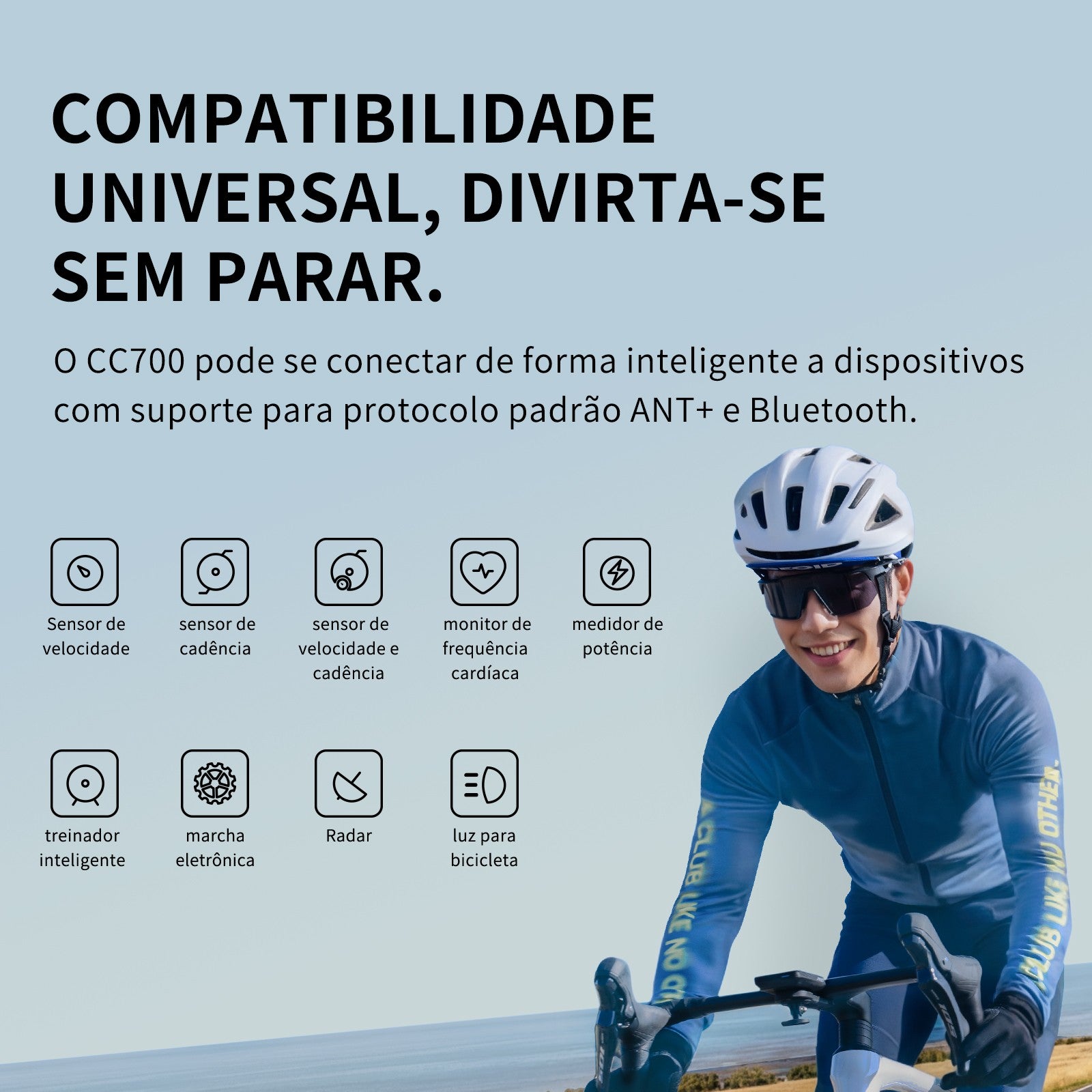 GEOID CC700 GPS Computador BIKE