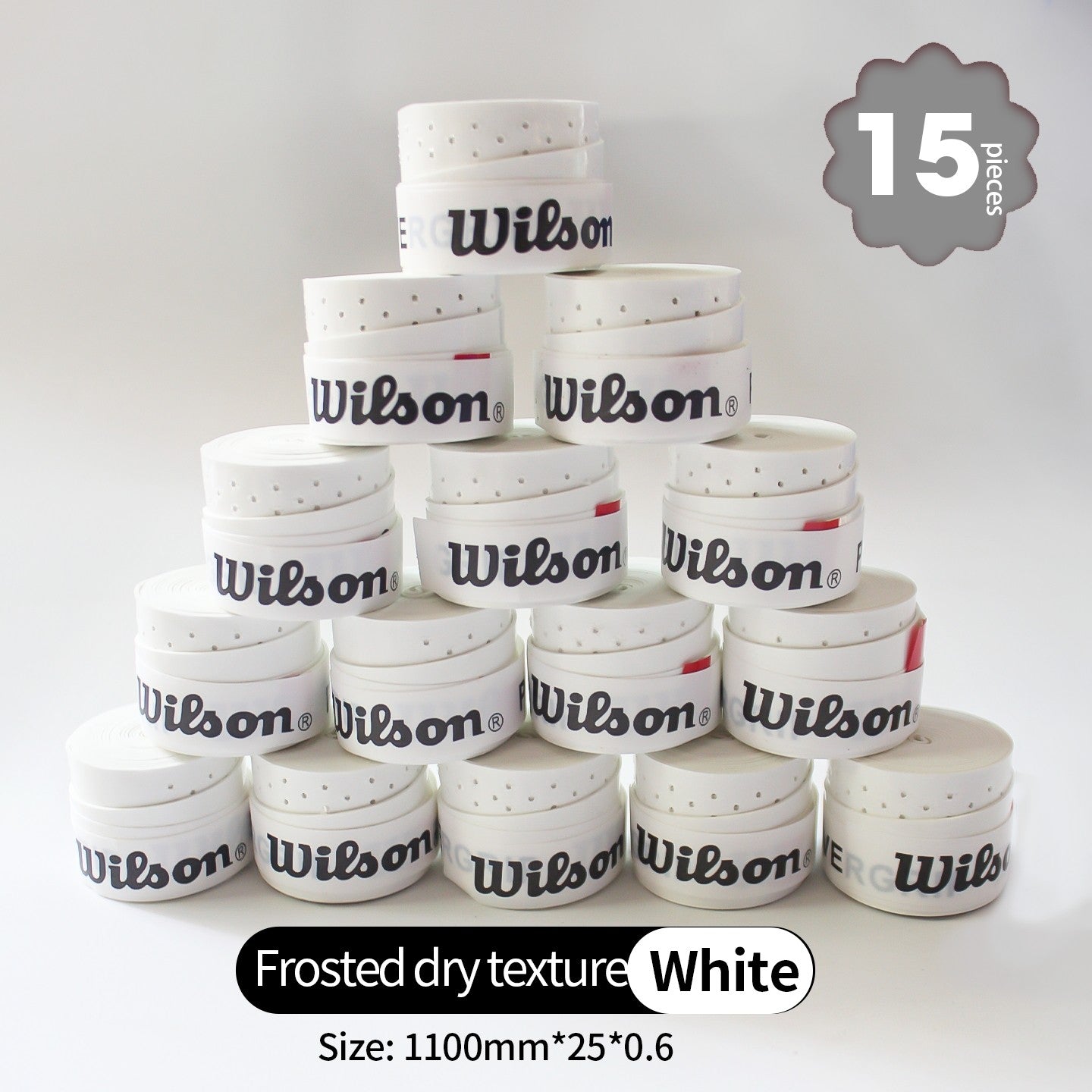 Overgrips para Tênis, Squash, Badminton e Pickleball, Fita de Grip de 120cm para