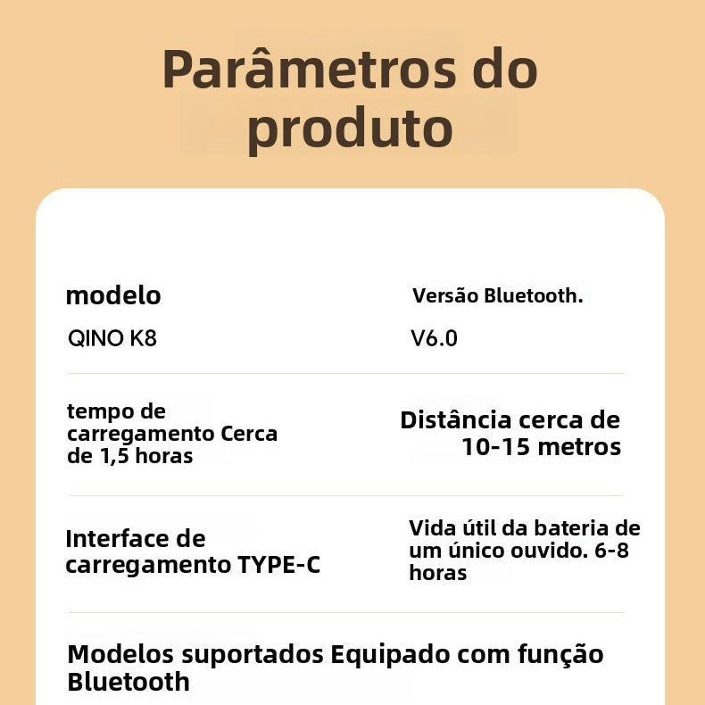 Fones Sem Fio Intra-auricular