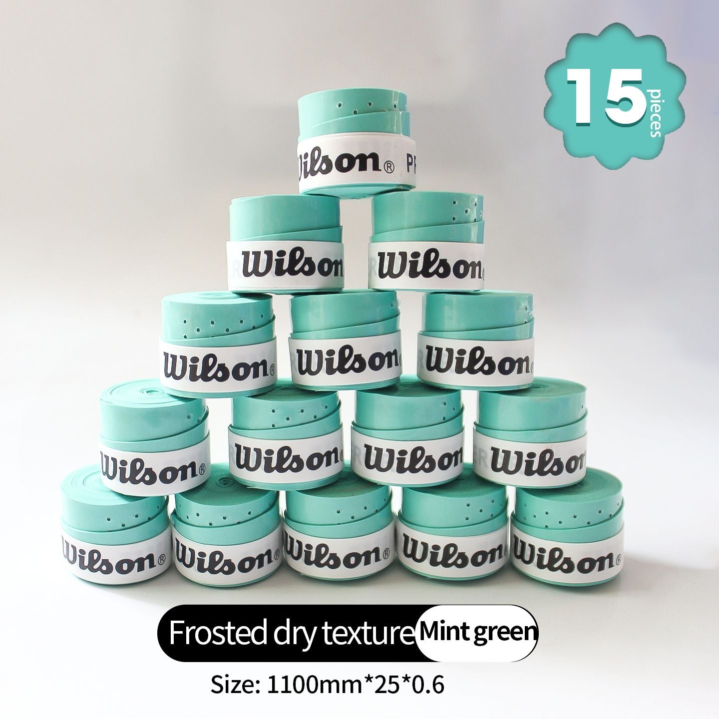 Overgrips para Tênis, Squash, Badminton e Pickleball, Fita de Grip de 120cm para