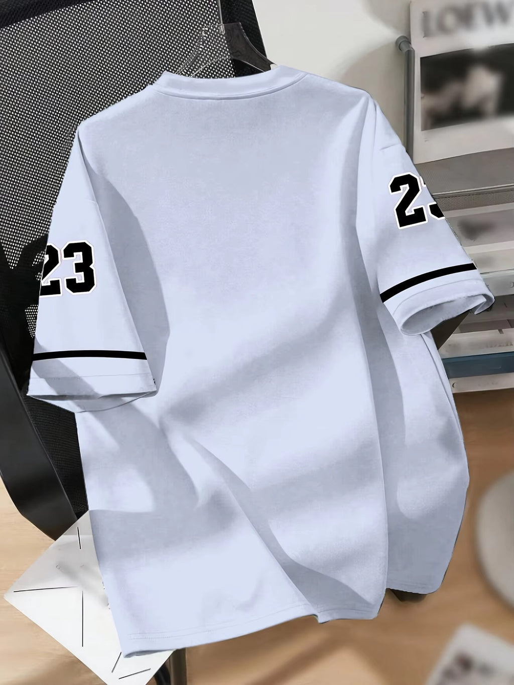Camisa de basquete masculina Los Angeles