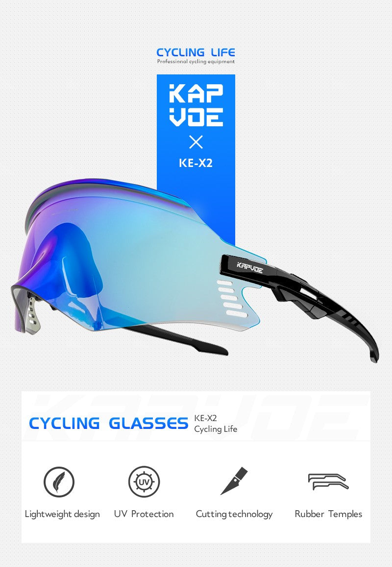 Óculos de Ciclismo Kapvoe 2026 UV400 ,