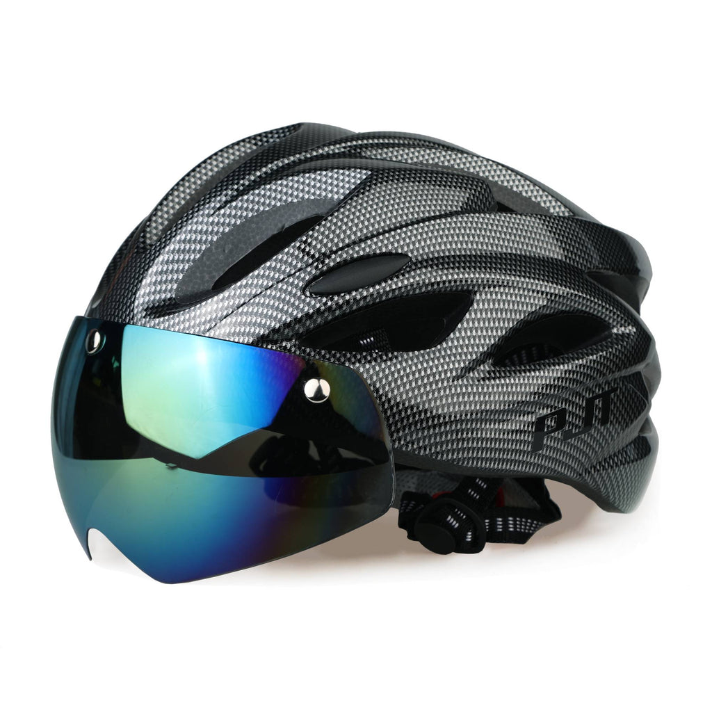Capacete de Ciclismo PJT com Viseira Magnética