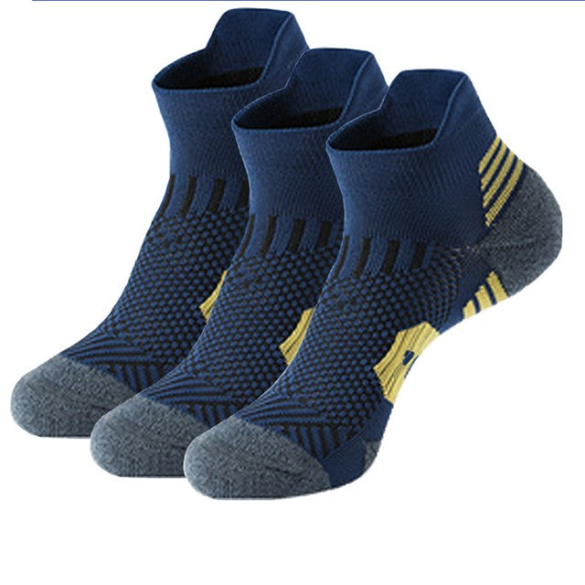 Kit 3 Pares de Meias Esportivas Antiderrapantes