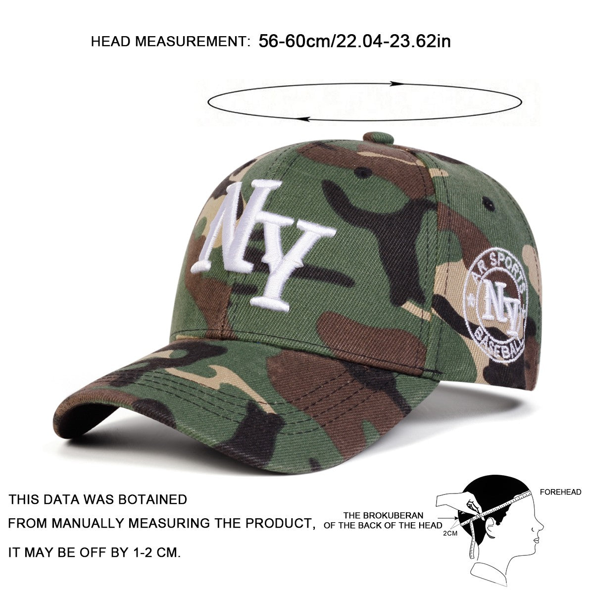 Boné Beisebol Camuflado New York