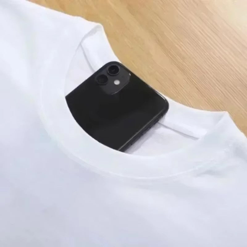 Camiseta Casual de Algodã