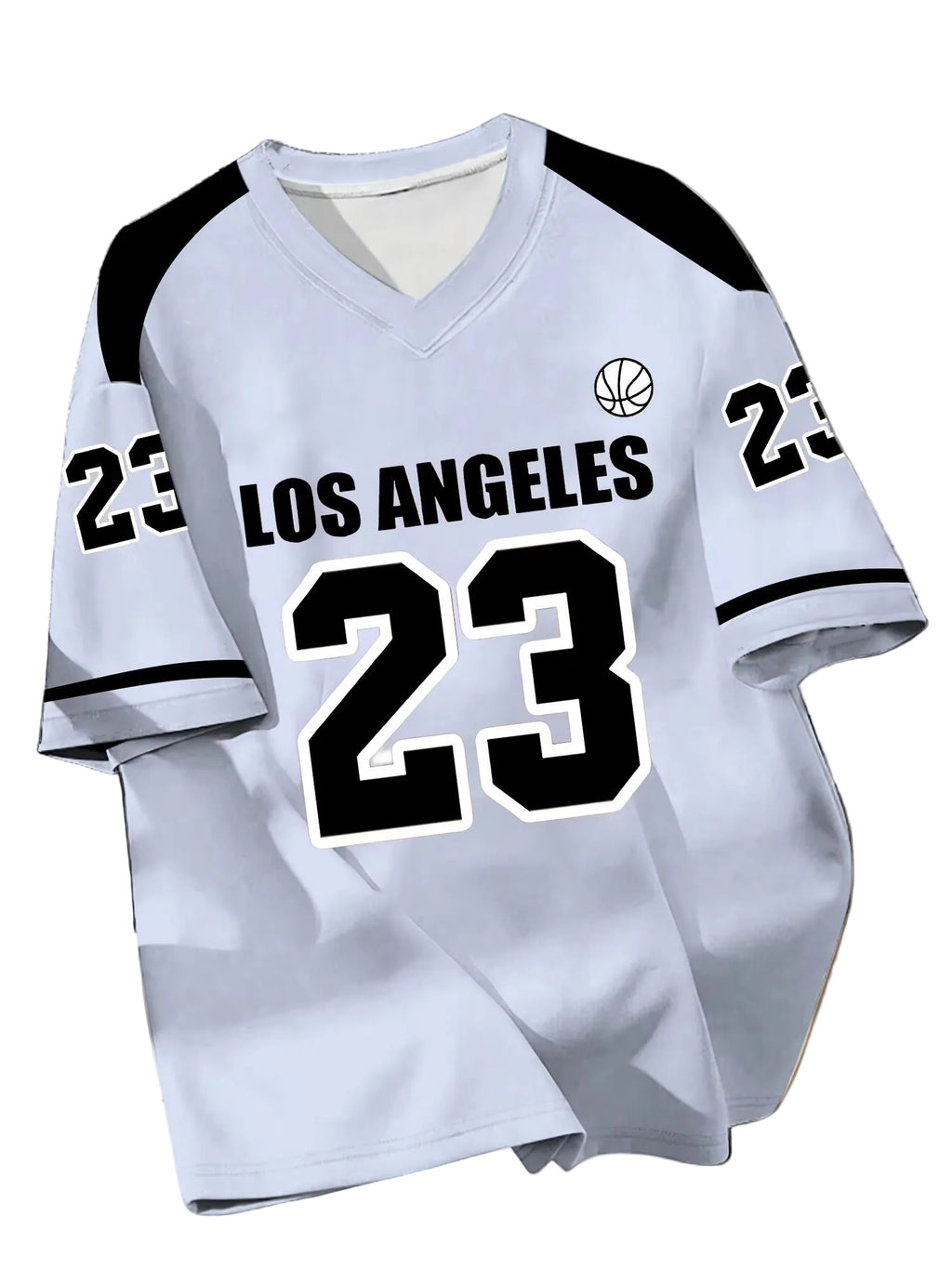 Camisa de basquete masculina Los Angeles