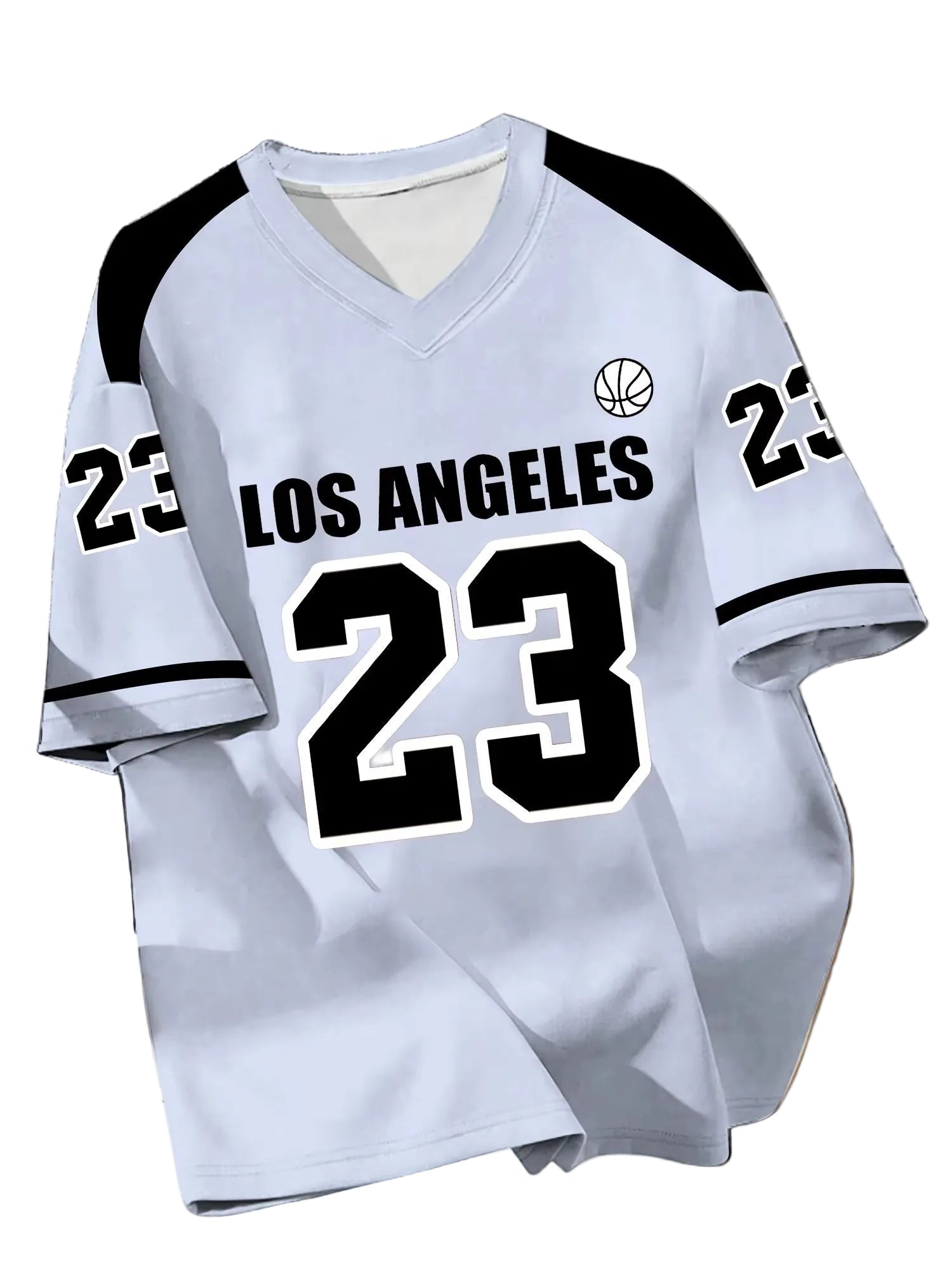 Camisa de basquete masculina Los Angeles