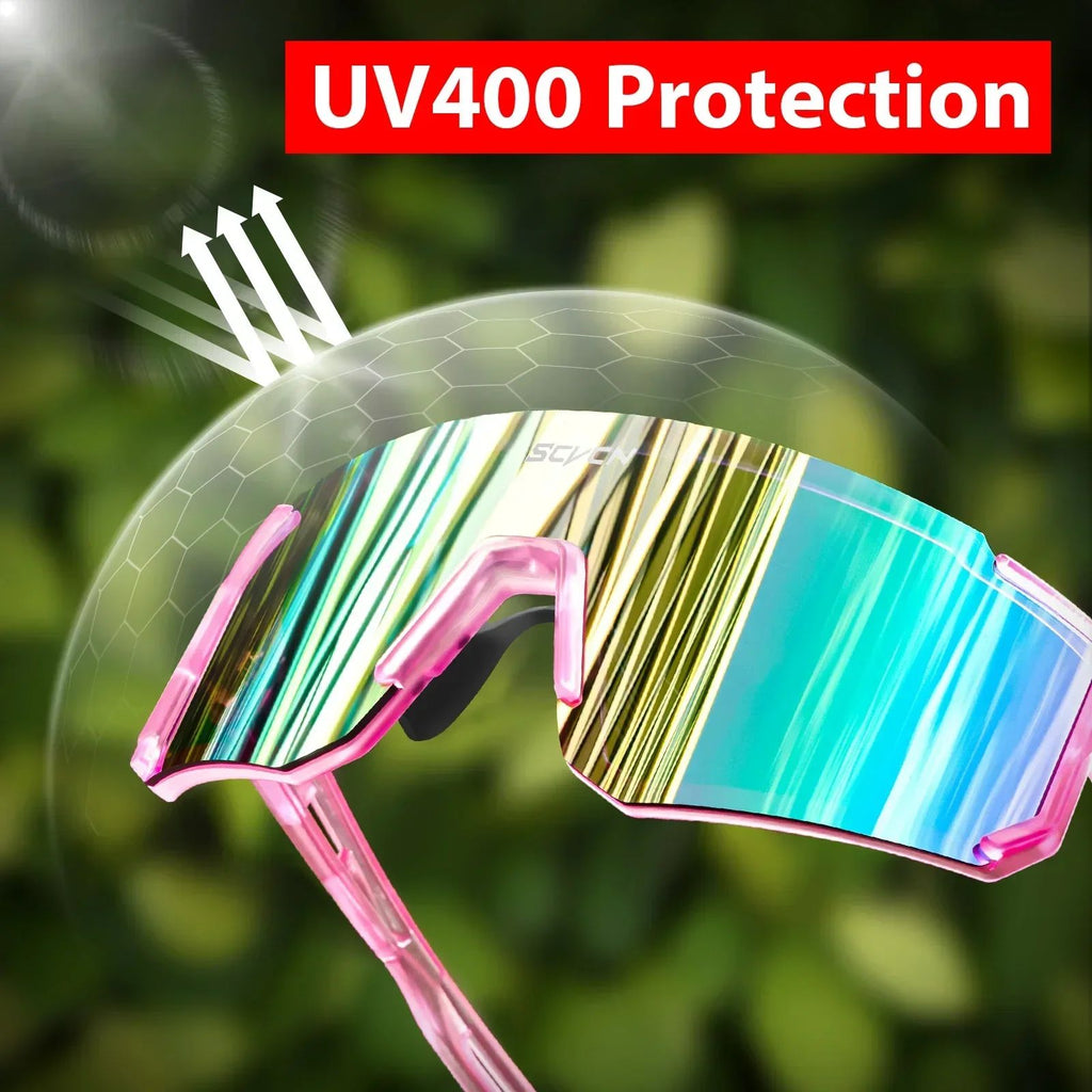 Óculos de ciclismo uv400 esportes ao ar livre