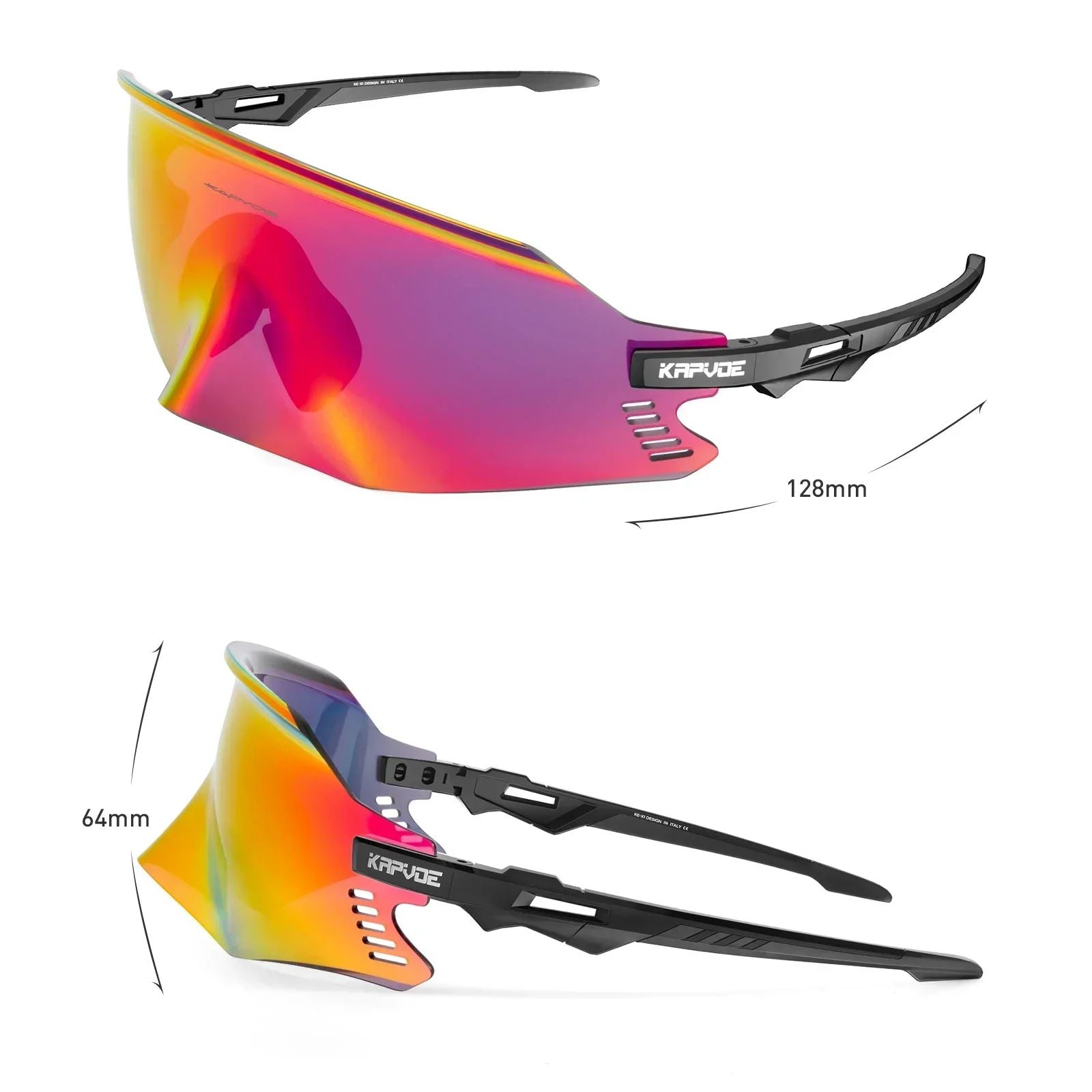 Óculos de Ciclismo Kapvoe 2026 UV400 ,