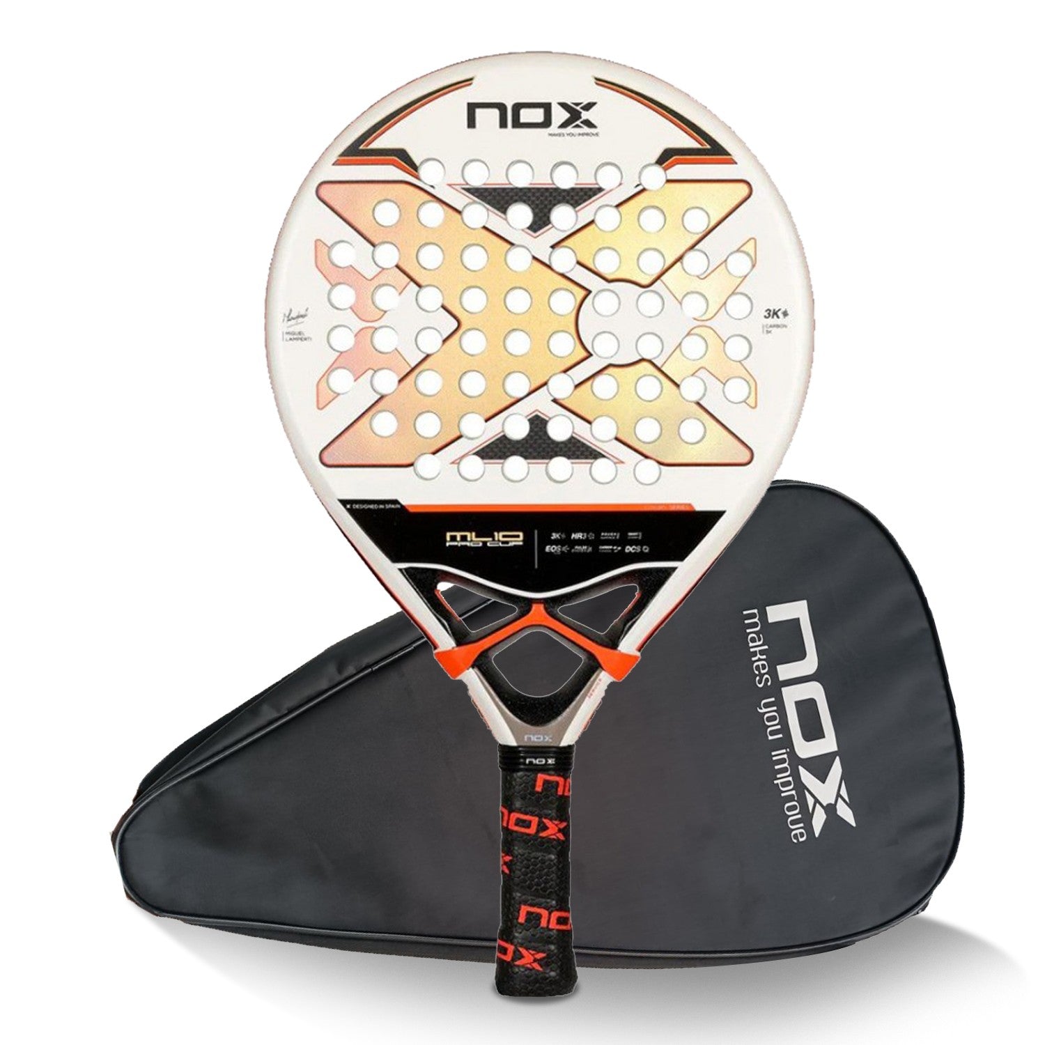 Raquetes de Padel NOX em Fibra de Carbono