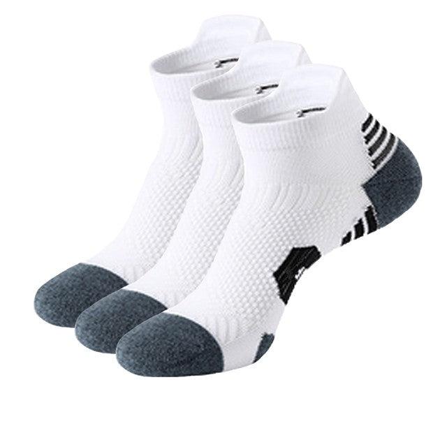 Kit 3 Pares de Meias Esportivas Antiderrapantes