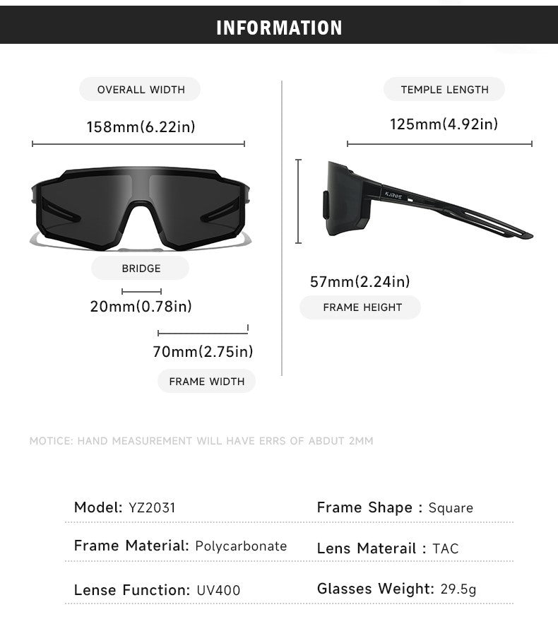 Óculos de Ciclismo KAROS UV400,