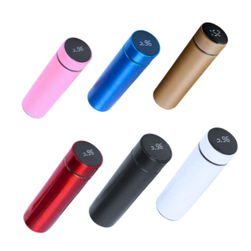 Garrafa Térmica Inox, Inteligente Sensor De Temperatura Digital Led