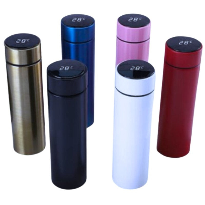 Garrafa Térmica Inox, Inteligente Sensor De Temperatura Digital Led