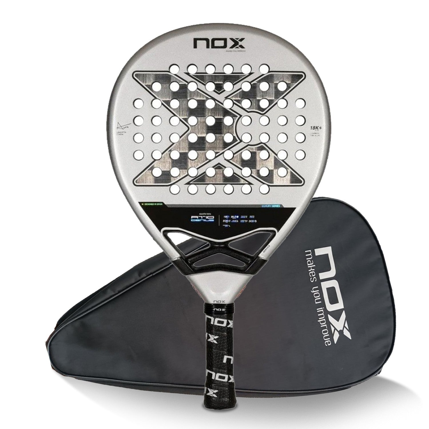 Raquetes de Padel NOX em Fibra de Carbono